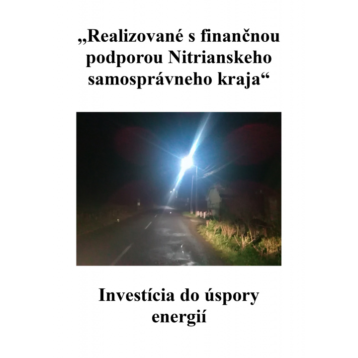 Projekt ’’Investícia do úspory energií’’